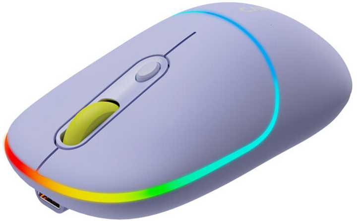 Мышь Canyon MW-22 Dual Band RGB Wireless Mountain Lavender (CNS-CMSW22ML) - изображение 2