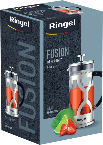 Френч-пресс Ringel Fusion 1.0 л (RG-7326-1000) - Фото 5 Френч-пресс Ringel Fusion 1.0 л (RG-7326-1000) - изображение 5