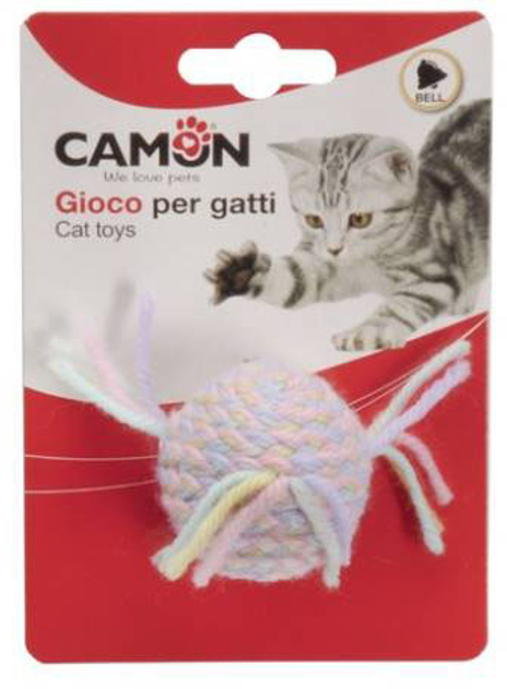 Piłka dla kotów Camon z dzwoneczkiem 4 cm (8019808211893) - obraz 1