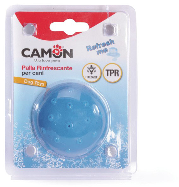 Zabawka do gryzienia dla psów Camon Ice piłka 6 cm (8019808189994) - obraz 2