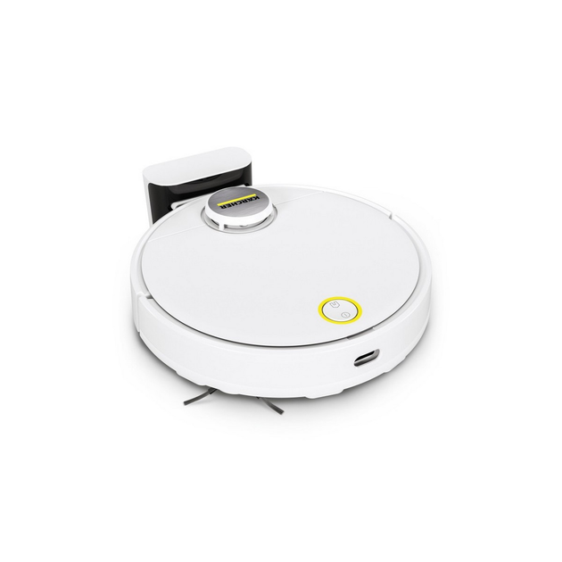 Робот-пылесос Karcher RCV 3, 400Вт, h=9.4см, влажная уборка, конт пыль ...