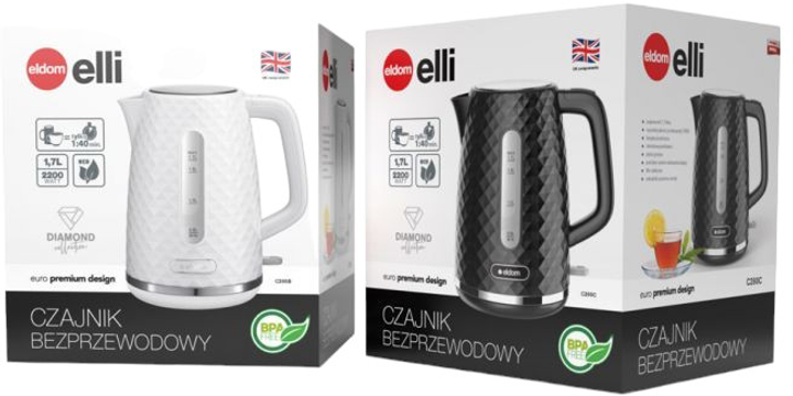 Czajnik elektryczny Eldom C280B Elli (5908277386634) - obraz 6