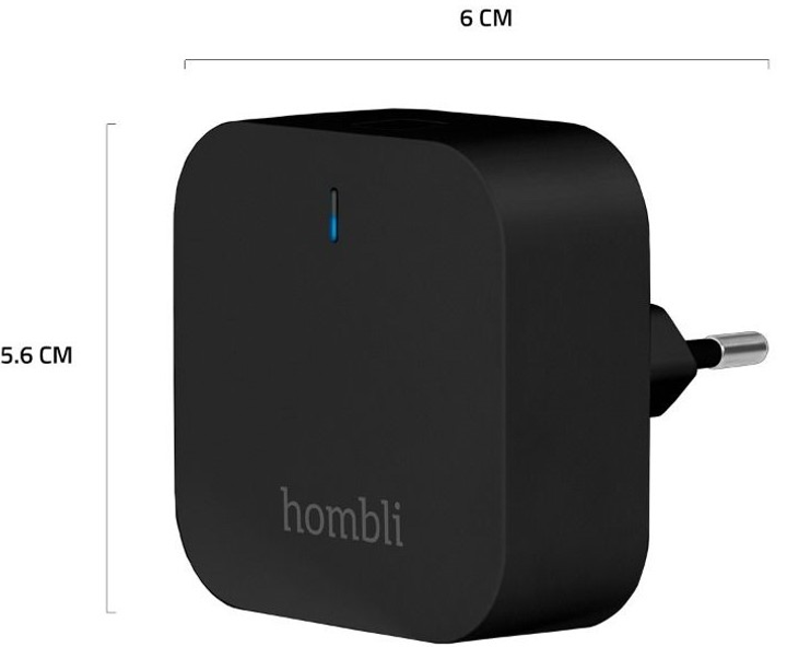 Odbiornik czujników bezprzewodowych Hombli Smart Bluetooth Bridge czarny (HBSB-0100) - obraz 2