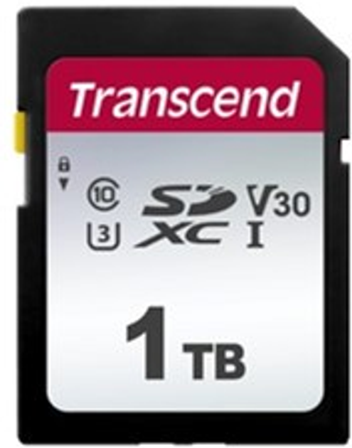 Карта пам'яті Transcend 300S SDXC 1TB Class 10 UHS-I U3 (TS1TSDC300S) - зображення 1