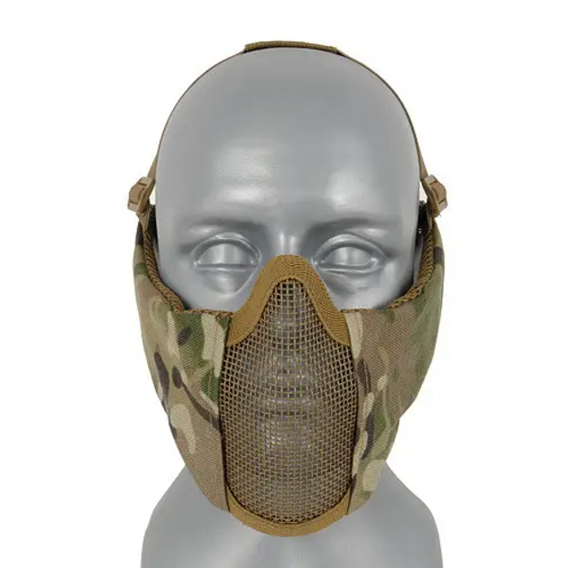 Защитная сетчатая маска на пол лица, маска для пейнтбола и страйкбола Pixel UKR - изображение 2