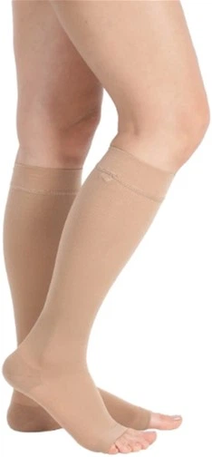 Компрессионные гольфы Wingmed W1301 CCL1 с открытым носком Бежевые ...