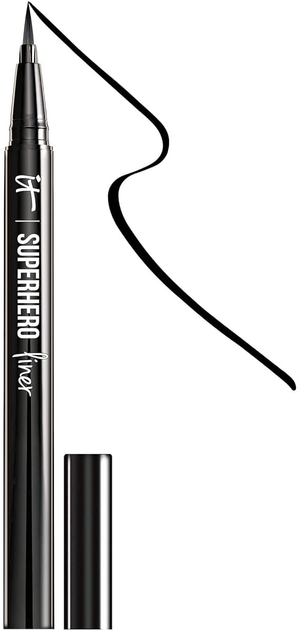 Eyeliner do oczu IT Cosmetics Superhero Liquid Eyeliner Pen Black 1 ml (817919014468) - obraz 1