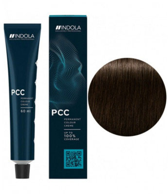 Farba do włosów bez utleniacza Indola Permanent Caring Color Pixel 4.0 Medium Brown Natural 60 ml (4045787701616) - obraz 1