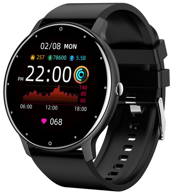 Наручний годинник Modfit Business All Black 39 мм - зображення 1