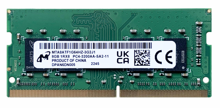 8GB DDR4 メモリ 4枚　PC4-3200AA-SA2-11 Оперативная память Micron SODIMM DDR4 8Gb 1Rx8 3200Mhz PC4