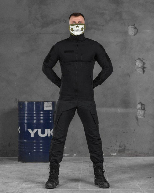 Облегченный тактический костюм smok black ВТ6859 L - изображение 1