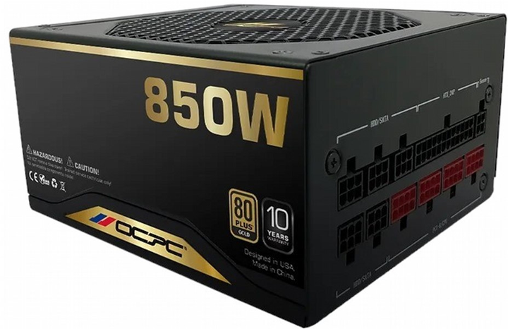 Блок питания OCPC Energia2 GD850M 850 W (OCPSGD850M) - изображение 1