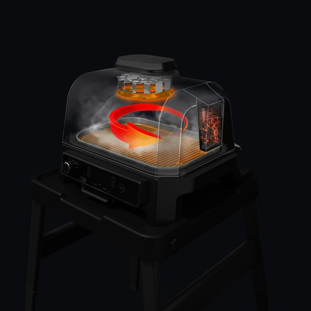 Электрический гриль-барбекю и коптильня Ninja Woodfire Pro XL OG850EU - изображение 13