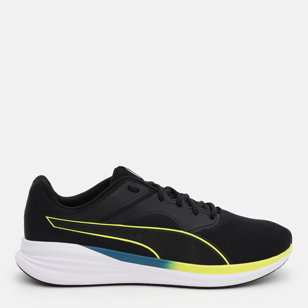 Акція на Чоловічі кросівки для бігу Puma Transport 37702840 42 (8UK) 27 см Puma Black-Lime Pow-Ocean Tropic від Rozetka