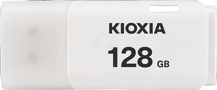 Флеш пам'ять Kioxia Hayabusa U202 128GB USB 2.0 White (LU202W128G) - зображення 2