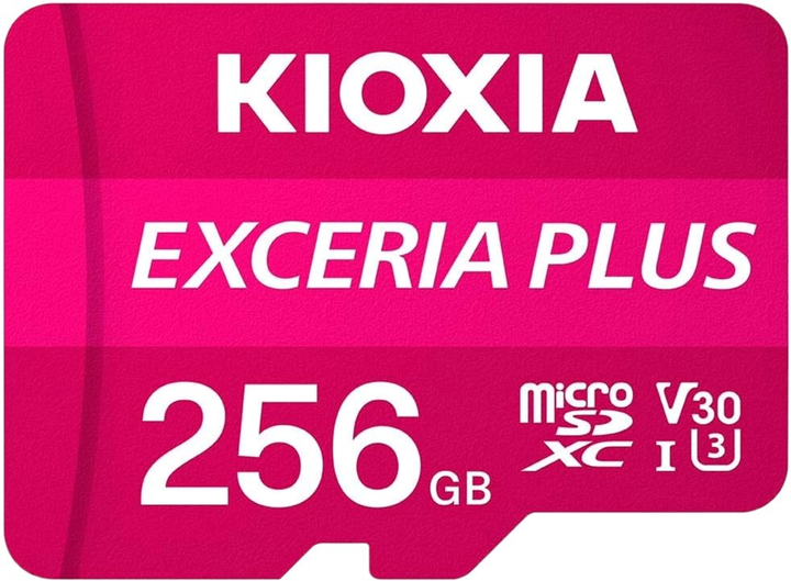 Карта пам'яті Kioxia Exceria Plus MicroSDXC 256 Gb Class 10 Uhs-I з адаптером (LMPL1M256GG2) - зображення 1