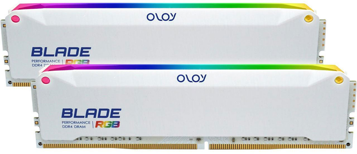 Pamięć OLOy Blade DDR4 4000MHz 2x8GB C18 RGB White (MD4U0840181BRWDE) - obraz 2