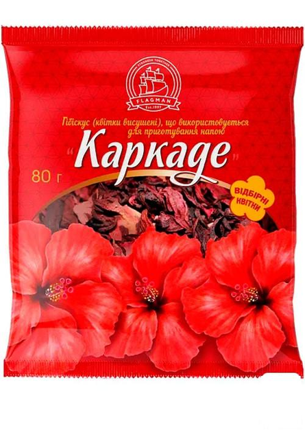 Чай Каркаде ТМ "Флагман" 80г (177058) от продавца: Diompo – ROZETKA ...
