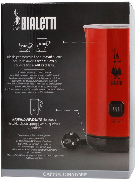 Вспениватель молока Bialetti Milk Frother MKF02 Rosso - изображение 7