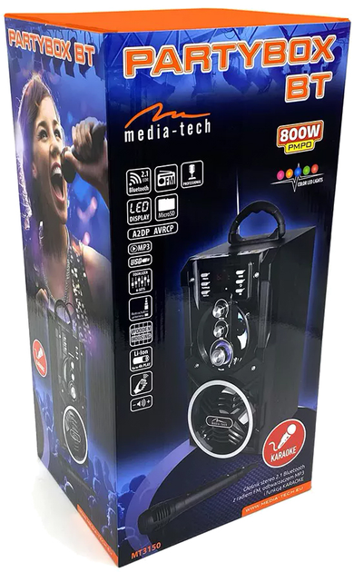 Акустична система Media-Tech MT3150 Partybox BT (5906453131504) - зображення 9