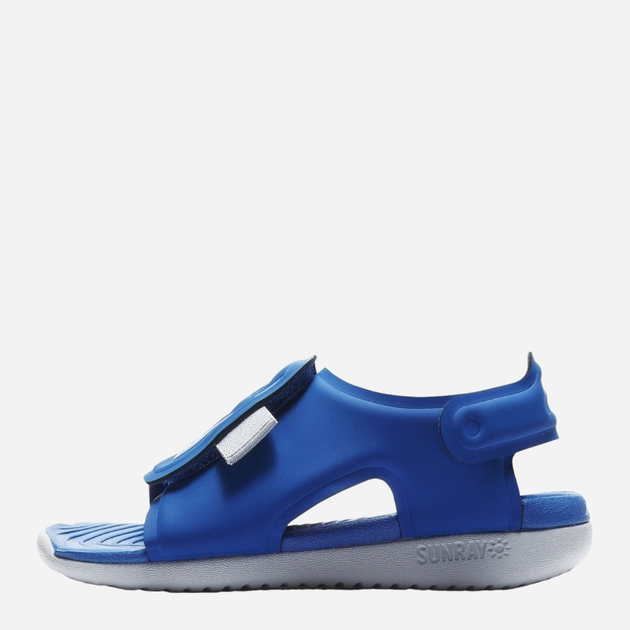 Sandały chłopięce piankowe Nike Sunray Adjust 5 AJ9077-400 18.5 Granatowy/Szary (888408419644) - obraz 3