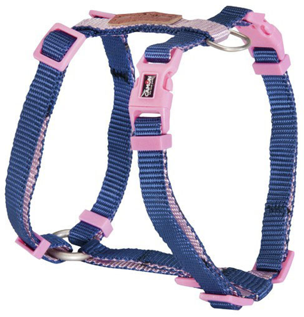 Шлея для собак Camon Guard Bicolor Синьо-Рожева 45-75 см 20 мм (8019808204666) - зображення 1