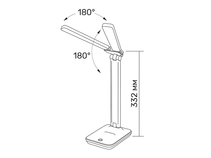 Настольная светодиодная лампа с аккумулятором Titanum TLTF-010W 7W 2700-6000K USB - изображение 5