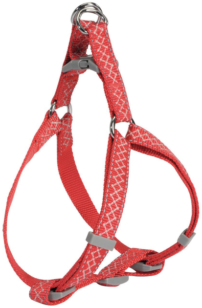 Szelki dla psów Camon Cubic Czerwone 10 mm 30-40 cm (8019808191409) - obraz 1