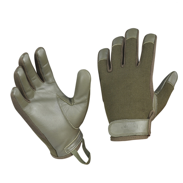 M-Tac рукавички Police Olive L - зображення 1