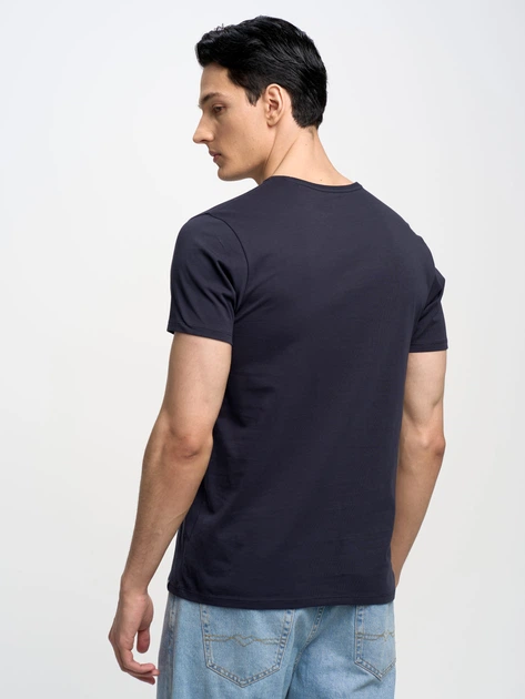 Koszulka męska Big Star Supiclassic 403 L Niebieski (5900714655136) - obraz 2