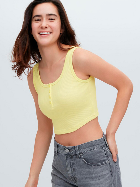 Топ жіночий Uniqlo 862358470 XL Жовтий від Rozetka на платформі USKIDKA Акція на Топ жіночий Uniqlo 862358470 XL Жовтий від Rozetka