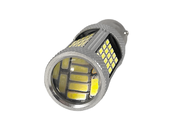 Светодиодная автолампа T25 P21W (1156) 12В SMD4014-92led белый - изображение 4