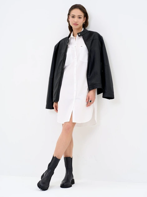 Плаття-сорочка жіноче Big Star Zenoira 141912100 XL Біле (5900714596187) - зображення 5