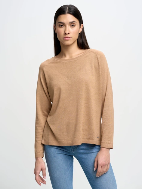 Джемпер жіночий Big Star Airin-802 S/M Коричневий (5900714612580) - зображення 1