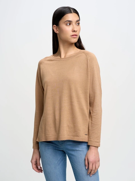 Джемпер жіночий Big Star Airin-802 S/M Коричневий (5900714612580) - зображення 3