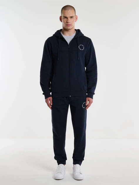 Толстовка на блискавці чоловіча Big Star Ajron-403 XL Темно-синя (5900714707231) - зображення 4