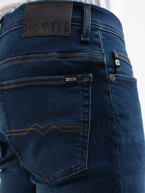 Jeansy slim fit męskie Big Star Deric-579 W34-L34 Ciemnoniebieskie (5900714427252) - obraz 6