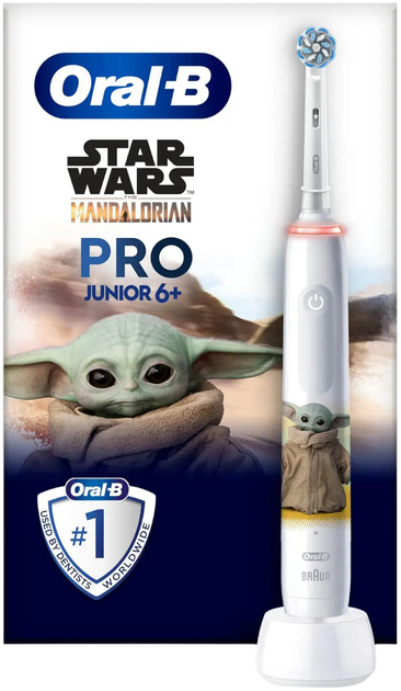 Детская электрическая зубная щетка Oral-b Braun Pro 3 Junior Star Wars ...