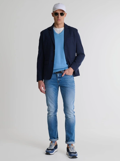 Sweter męski Big Star Vasonitex-401 XL Niebieski (5900714698744) - obraz 6