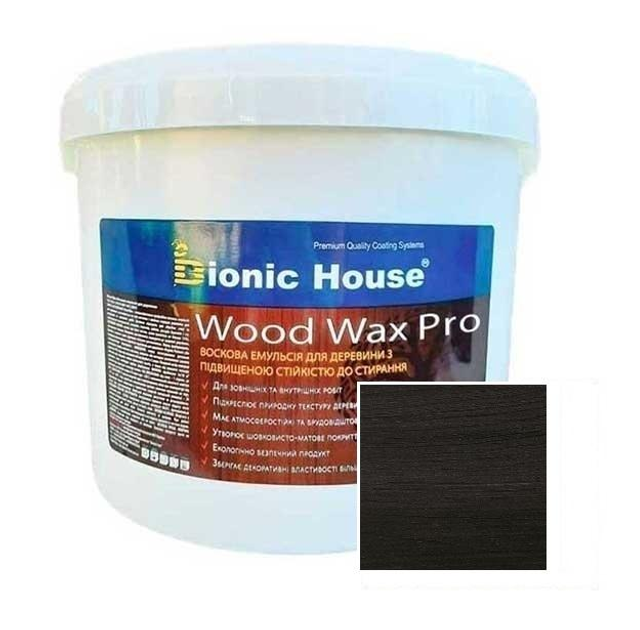 Профессиональная краска-воск для дерева "Wood Wax Pro" 0,8л Черный ...