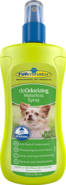 Дезодоруючий безводний спрей Furminator deOdorizing Waterless Spray 250 мл (8117940120698) - зображення 1