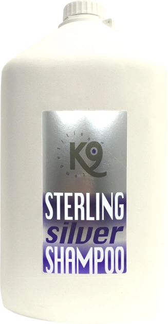 Szampon do białej i szarej sierści dla psów i kotów K9 Competition Shampoo Sterling Silver 5.7 l (7350022453531) - obraz 1