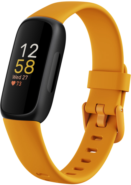 Смарт-браслет Fitbit Inspire 3 Black/Morning Glow (FB424BKYW) – фото ...