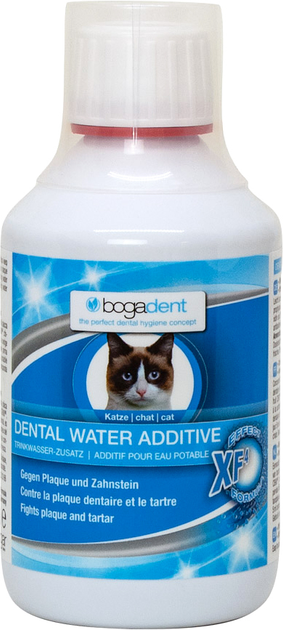 Добавка в питну воду для котів Bogar Bogadent Dental Water Additive Cat 250 мл (7640118832099) - зображення 1