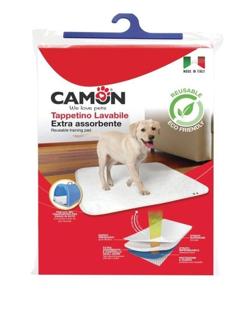 Поглинаючий килимок для привчання до туалету Camon Багаторазовий 70 х 145 см (8019808188324) - зображення 1