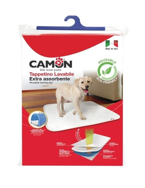 Поглинаючий килимок для привчання до туалету Camon Багаторазовий 70 x 60 cм (8019808170077) - зображення 1