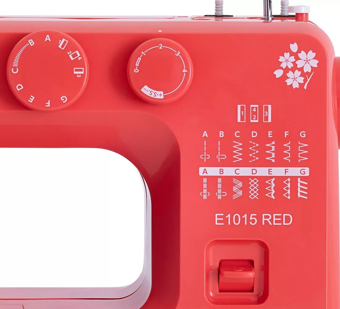 Швейная машина Janome Juno E1015 Red – фото, отзывы, характеристики в ...