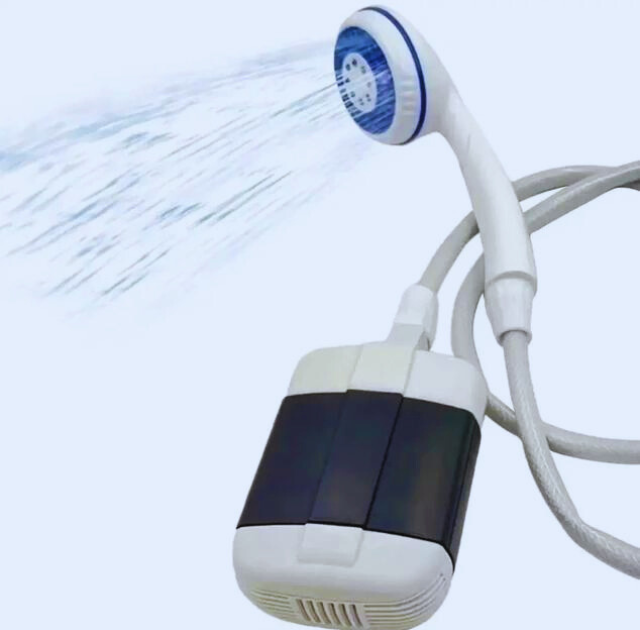 Душ портативный, кемпинговый с помпой на аккумуляторе USB Travel shower 2200 мАг - изображение 5