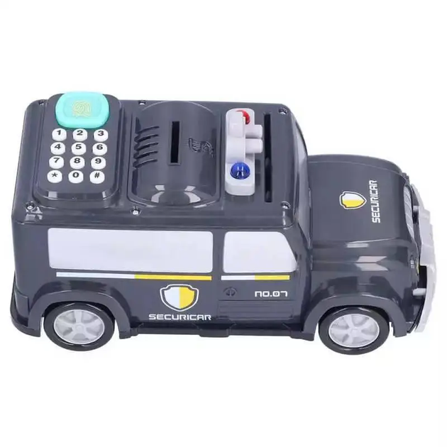 Детская копилка OPT-TOP электронная с паролем Машина Money Transporter 27х14х13 см (1756375622) - изображение 6