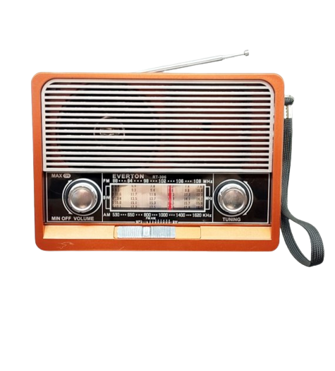 Радиоприемник на аккумуляторе Everton RT-306 FM/AM/SW/Bluetooth/USB с фонариком - Фото 2 Радиоприемник на аккумуляторе Everton RT-306 FM/AM/SW/Bluetooth/USB с фонариком - изображение 2